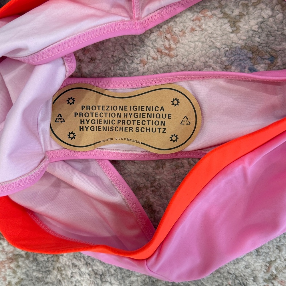 Pink and Orange Two-piece swimsuit - Picture 6 of 6